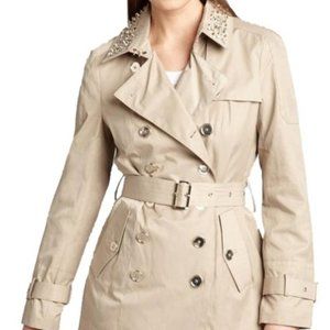 Sam Edelman Studded Collar Trench L